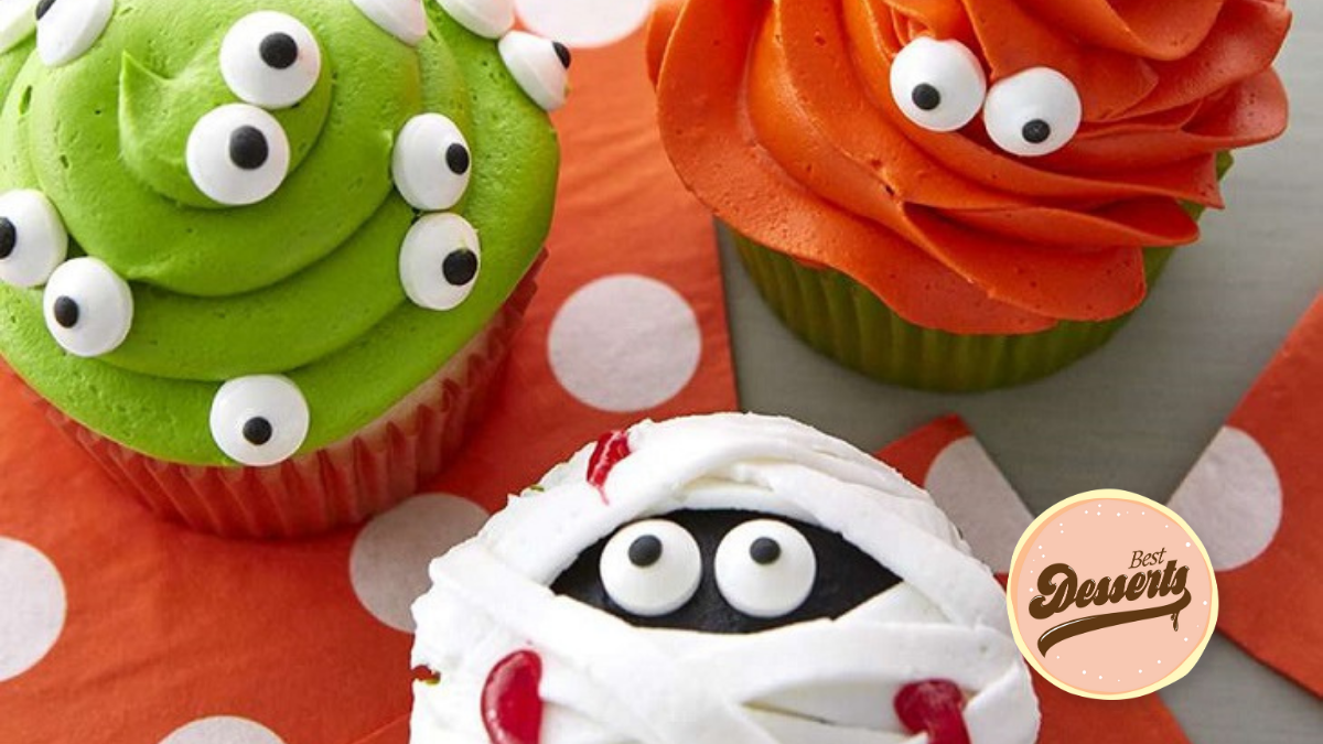 Peek A Boo Cupcakes | Best Halloween Desserts