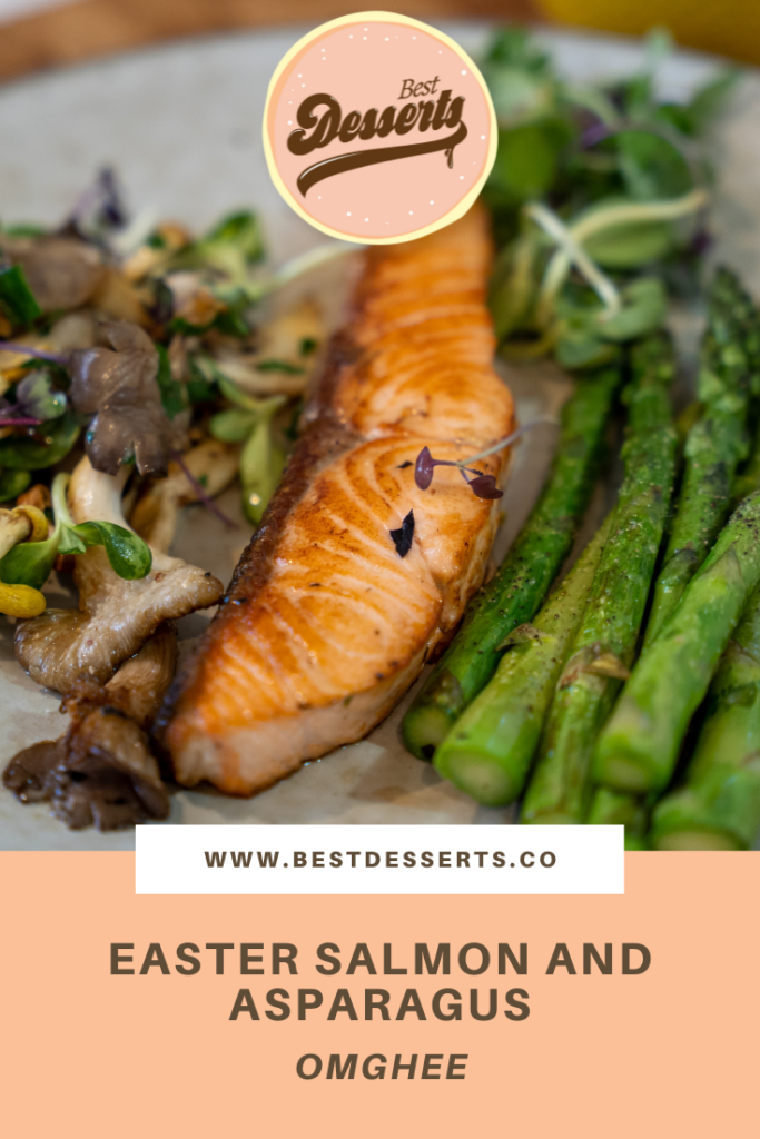 Easter Salmon and Asparagus by OMGhee