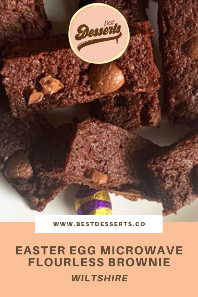Easter Egg Microwave Flourless Brownie by Wiltshire
