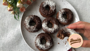 Quick and Easy Choc Breakfast Donuts by Nourish & Flourish Syd